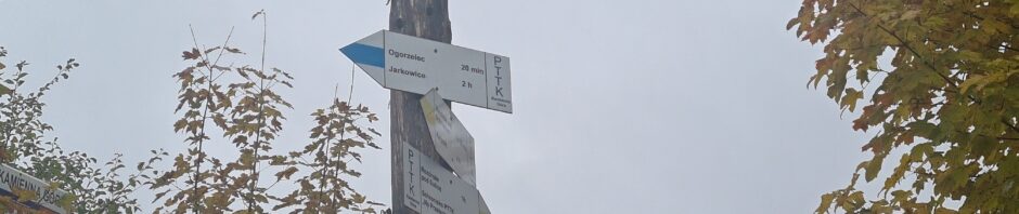 Wegweiser bei Schmiedeberg/Polen